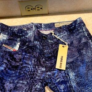 Diesel Distressed Indigo Jeans